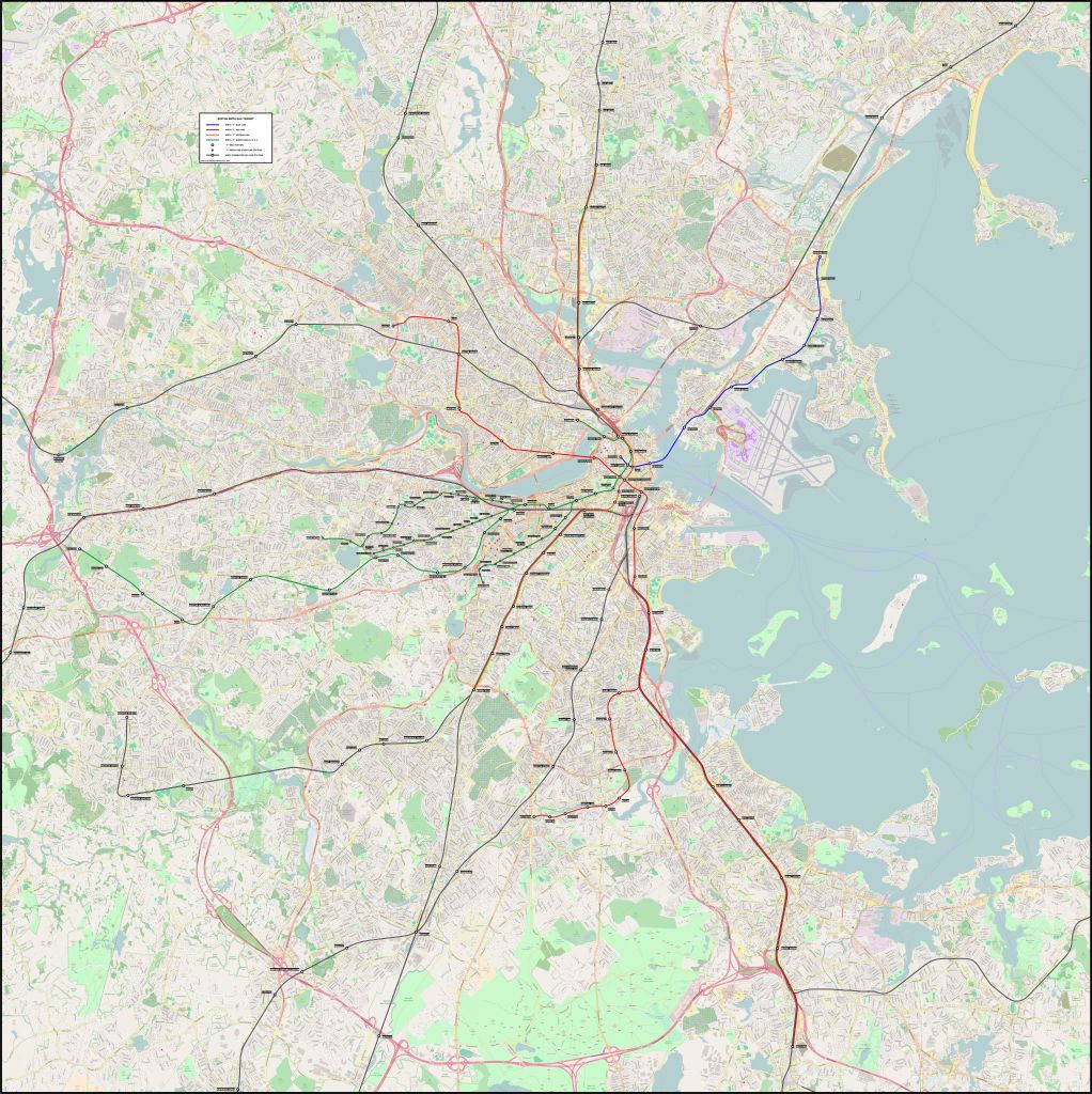 Boston Existing Rail Network 2017