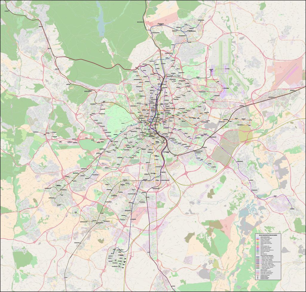 Madrid Rail Networks 2021